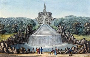 The Cascades (käsinvärinen etsaus) tekijältä Werner Kobold