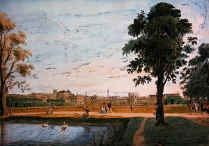 Näkymä Orangeriaan Friedrichsthoren edustalla Kasselin lähellä sijaitsevan Friedrichsthoren edessä tekijältä Werner Kobold