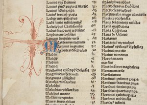 Fol 6 verso, yksityiskohta, kauden tiedosto