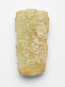 Riipus (pei) lohikäärmeen muodossa tekijältä Western Zhou Dynasty Chinese School