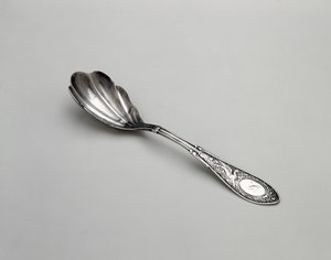 Sokerialusikka, c. 1875 (hopea) tekijältä Whiting Manufacturing Company