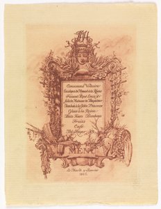 Ball-menu James Hazen Hyden 31. tammikuuta 1905 antama