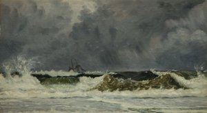 Karu sää - Jyllannin rannikko, 1884. tekijältä Whitworth Wallis