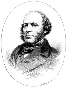 John Ericsson, ruotsalaissyntyinen amerikkalainen insinööri ja keksijä, vuodelta 1880.