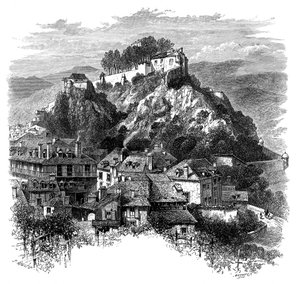 Lourdesin linna, Ranska, 1800-luku.