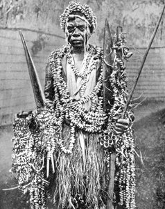Noitalääkäri, Uganda, Afrikka, 1936.