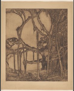 Vanha varoitus (alkuperäinen nimi esineessä) tekijältä Wijnand Otto Jan Nieuwenkamp (signed by artist)