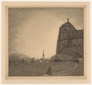 Näkymä Veeresta (alkuperäinen nimi) tekijältä Wijnand Otto Jan Nieuwenkamp (signed by artist)