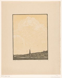 Rhenen (alkuperäinen nimi esineessä) tekijältä Wijnand Otto Jan Nieuwenkamp (signed by artist)