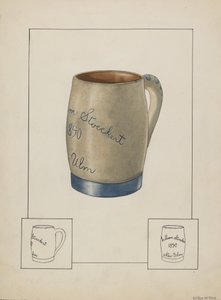 Keramiikkaolutmuki, n. 1938.
