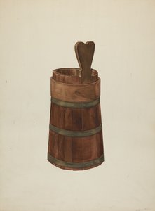Puinen Noggin, c. 1941. tekijältä Wilbur M Rice