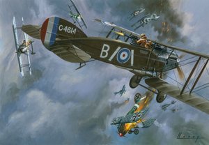 Ilma-alus ilmataistelussa tekijältä Wilf (20th century) Hardy