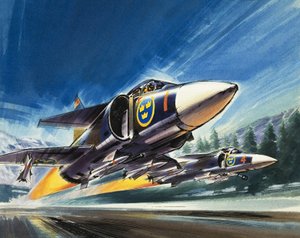 Tunnistamaton suihkuhävittäjä tekijältä Wilf (20th century) Hardy