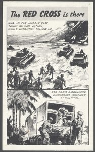 Punaisen Ristin sodanaikainen mainos, 1940-luku tekijältä Wilfred Fryer