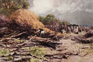 Japheth at Work (värilitografia)