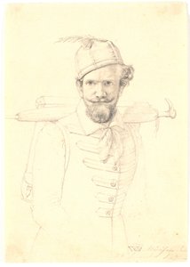 Omakuva piikillä tekijältä Wilhelm Bendz