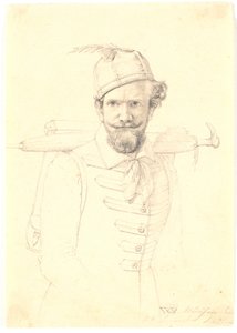 Omakuva piikillä tekijältä Wilhelm Bendz