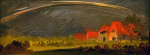 Gewitterlandschaft mit Regenbogen tekijältä Wilhelm Busch