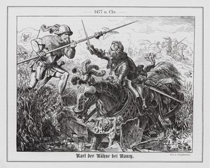 Kaarle Rohkea Nancyn taistelussa