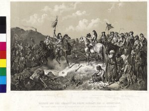 Jakso taistelusta Harsanyn vuorilla 12. elokuuta 1687. tekijältä Wilhelm Camphausen