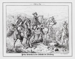 Preussin prinssi Henrik Freibergin taistelussa