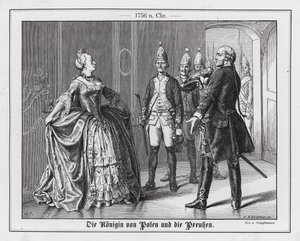 Puolan kuningatar ja preussilaiset