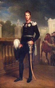 Muotokuva Preussin kuninkaan Frederick William III:sta, 1818 tekijältä Wilhelm Friedrich Herbig