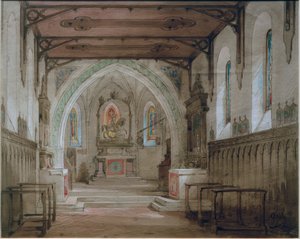 Vineyard Chapel at Schliersee tekijältä Wilhelm Gail