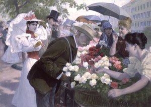 Punaiset vai valkoiset ruusut? (Punaisia ​​vai valkoisia ruusuja, sir?) tekijältä Wilhelm Gause