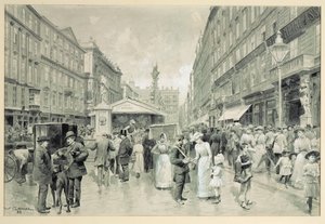 Graben, Wienin keskustan keskusaukio ... tekijältä Wilhelm Gause
