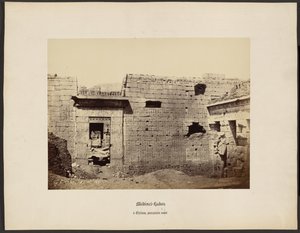 Medinet-Habou, Thebes, ensi-ilta cour