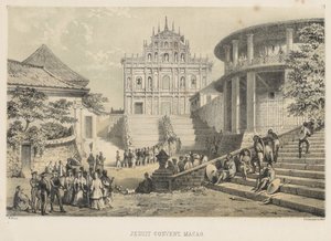 Jesuiittaluostari, Macao, 1855