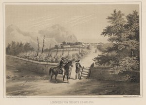 Longwood, Portista, St. Helena, 1855 tekijältä Wilhelm Joseph Heine