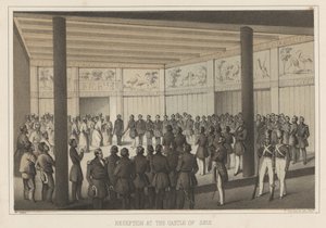 Vastaanotto Shuin linnassa, 1855 tekijältä Wilhelm Joseph Heine