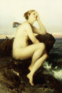 Nymfi meren rannalla, tekijältä Wilhelm Kray