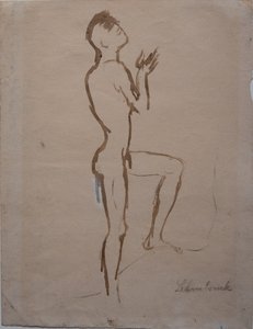 Nouseva mies tekijältä Wilhelm Lehmbruck