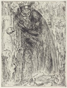 Macbeth V (Lady Macbethin visio) tekijältä Wilhelm Lehmbruck