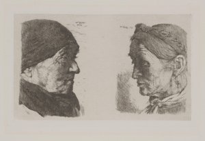 Talonpoikapariskunta tekijältä Wilhelm Maria Hubertus Leibl