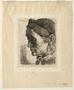 Talonpojan johtaja, 1874. tekijältä Wilhelm Maria Hubertus Leibl