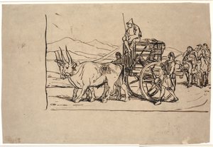 Don Quijoten kotimatka nastakärryissä tekijältä Wilhelm Marstrand