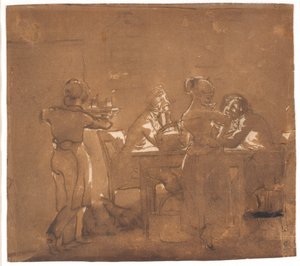 Tavernakohtaus tekijältä Wilhelm Marstrand
