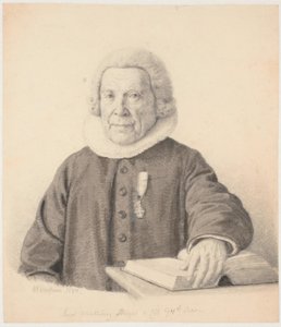 Pastori "Seyer Malling Beyer i sit 94de Aar" tekijältä Wilhelm Marstrand