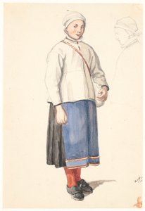 Pysyvä ruotsalainen talonpoikatyttö tekijältä Wilhelm Marstrand