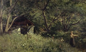 Kesäleivonta (öljy kankaalle)