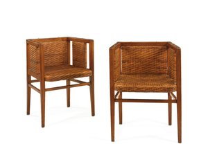 Pari nojatuolia, n. 1902 (tammi & rottinki) tekijältä Wilhelm Schmidt