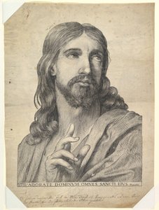 Kristuksen siunauksen rintakuva, 1600-luku. tekijältä Wilhelm Traut