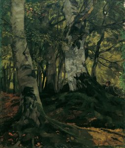 Pyökkimetsä ystävien kanssa tekijältä Wilhelm Trübner
