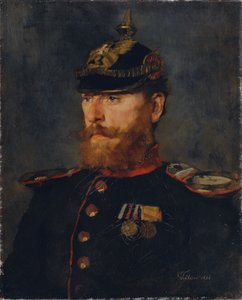 Landwehrin upseeri tekijältä Wilhelm Trübner