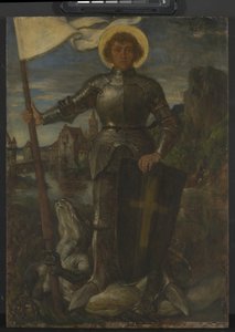 St. George (öljy paneelissa)