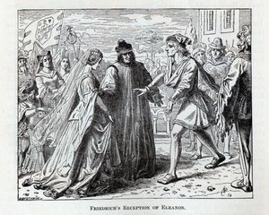 Friedrichin Eleanorin vastaanotto, 1882 tekijältä Wilhelm Werthmann